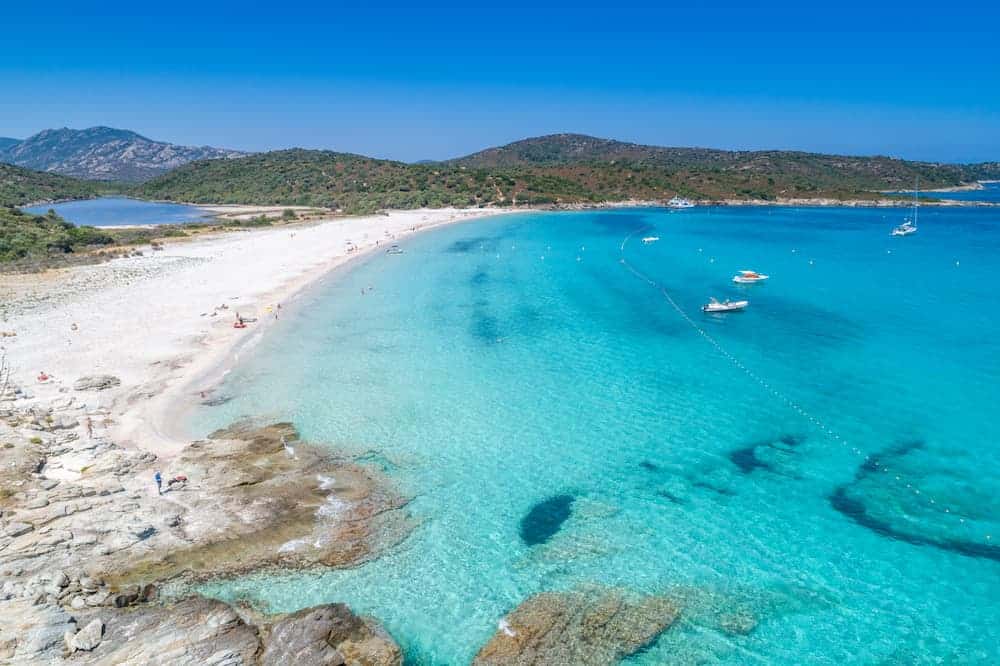 Plage du Lotu - Camping la Pinède à Saint-Florent