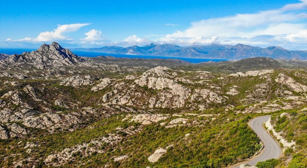 Panorama du désert des Agriates - Camping la Pinède